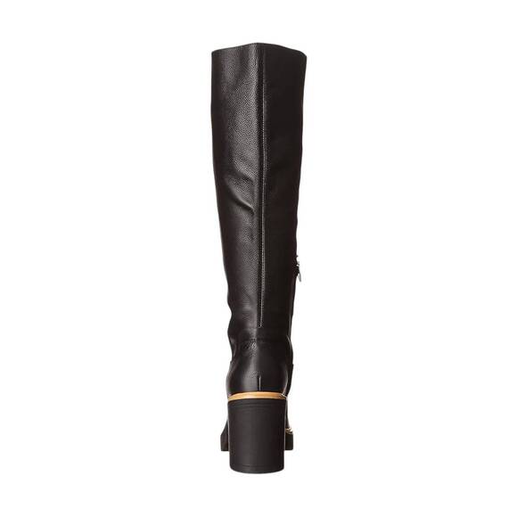 NEW DOLCE VITA women's corry h2o boots in onyx leather - Picture 5 of 6